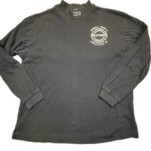 Chicago Fire Dept CFD Long Sleeve Tee Mens Medium First Responder